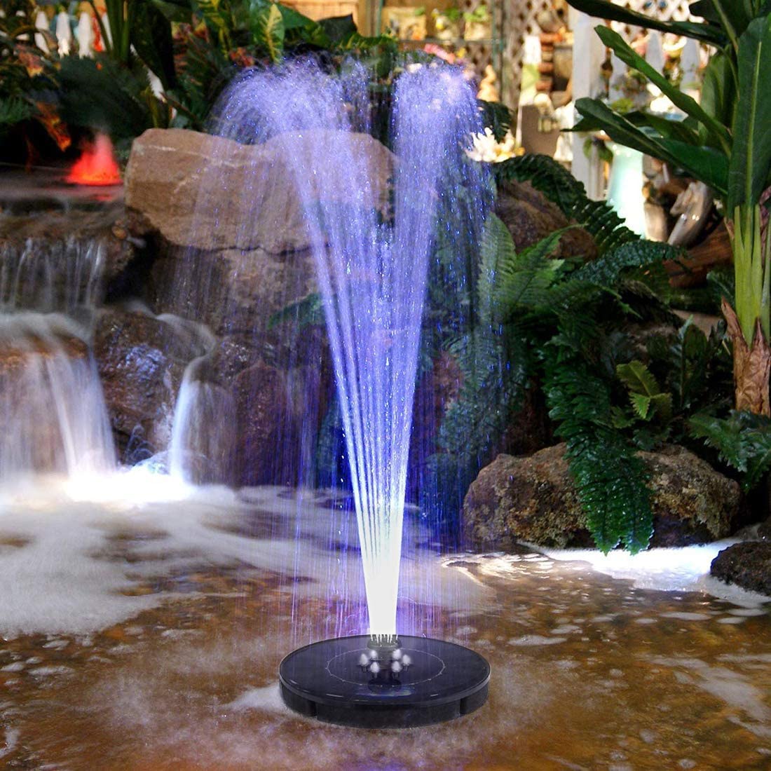 180 RGB Solar fountain
